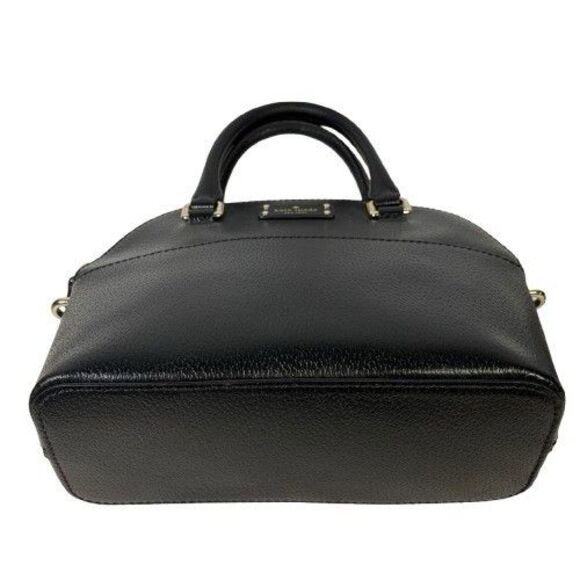KATE SPADE Carli Grove Street BLACK Pebbled Leather Satchel Crossbody NWOT $349 - Picture 13 of 16